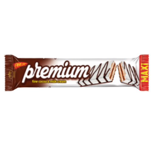 Akay Premium White Compound Chocolate Coated Cocoa Patterned Wafer 25 gr