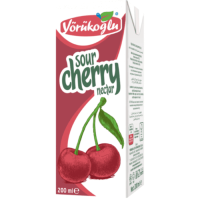 Yörükoğlu Fruit Juice Sour Cherry Nectar  200 ml