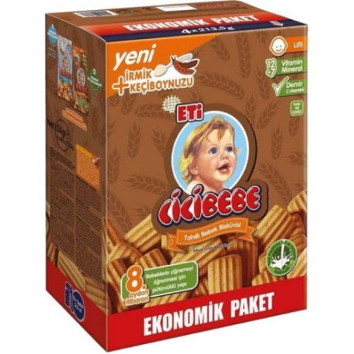ETİ Cicibebe Bebek Biscuit Multigrain  854 gr