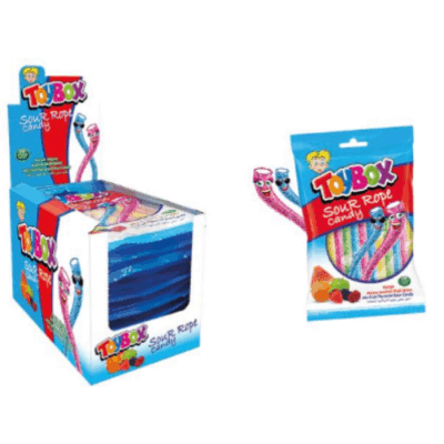 Toybox Soft Candy Sour Rope  80 gr