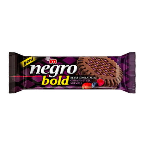 ETİ Negro Bold White Chocolate & Forest Fruit 100 gr