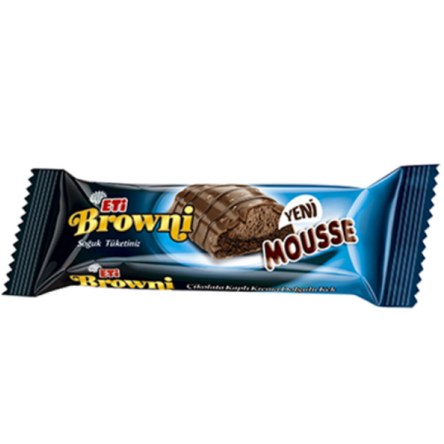 ETİ Browni Mousse Chocolate Coated Krem Dolgulu Kek 48 gr