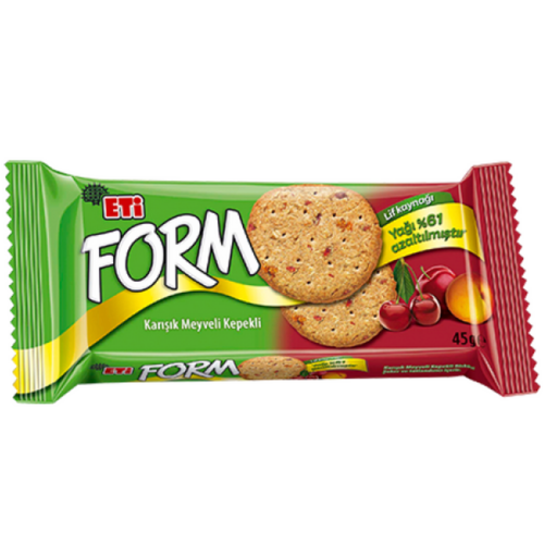 ETİ Form Bran Biscuit İle Mixed Fruit 45 gr