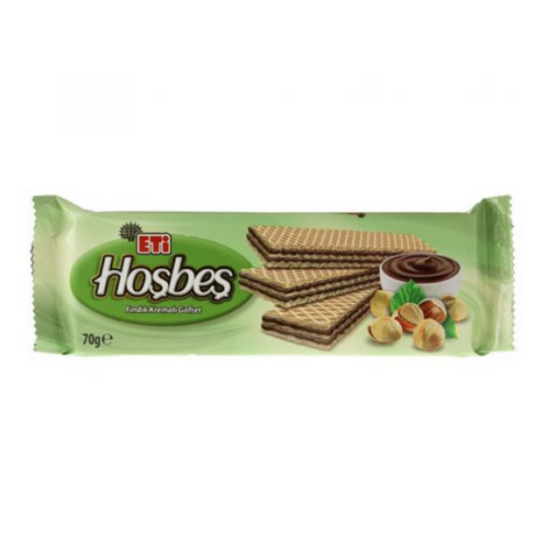 ETİ Hoşbeş Wafer Fındıklı 70 gr