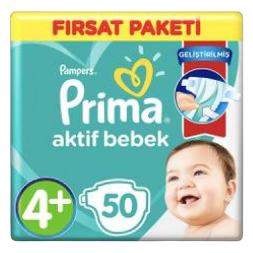 Pampers Prima No4 50 adet