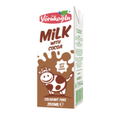 Yörükoğlu Milk with Cocoa  200 ml