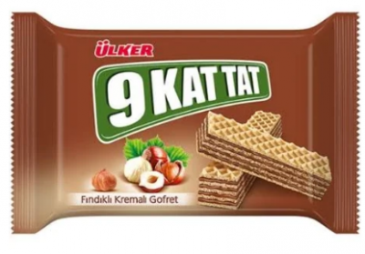 Ülker 9 Kat Tat Wafer with Hazelnut 39 gr