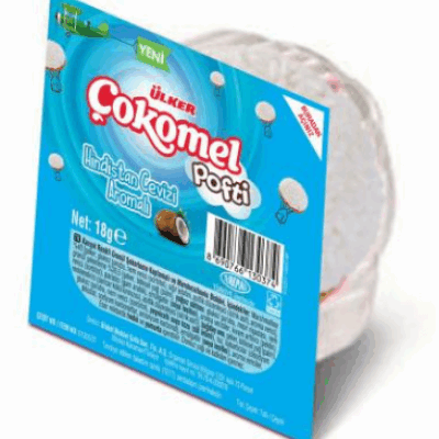 Ülker Çokomel Pofti with Coconut 18 gr