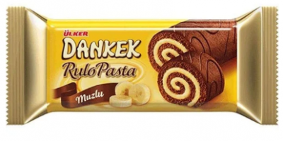 Ülker Dankek Roll Cake with Banana 235 gr