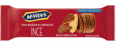 Ülker McVıties Digestive Thıns Milk Chocolate Biscuit 93 gr
