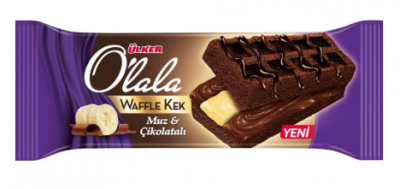Ülker O'lala Waffle Cake with Chocolate Banana 70 gr