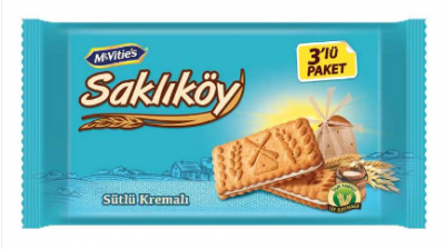 Ülker Saklıköy Multi-Pack with Milk Cream 264 gr