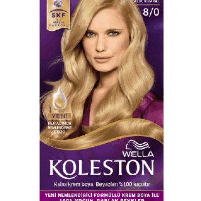 Wella Koleston Hair Dye No 8.0 Light Auburn 1 pcs