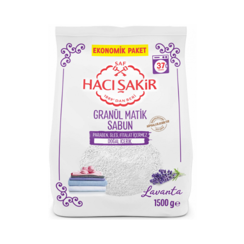Hacı Şakir Granule Matic Sabun Lavender 1500 gr