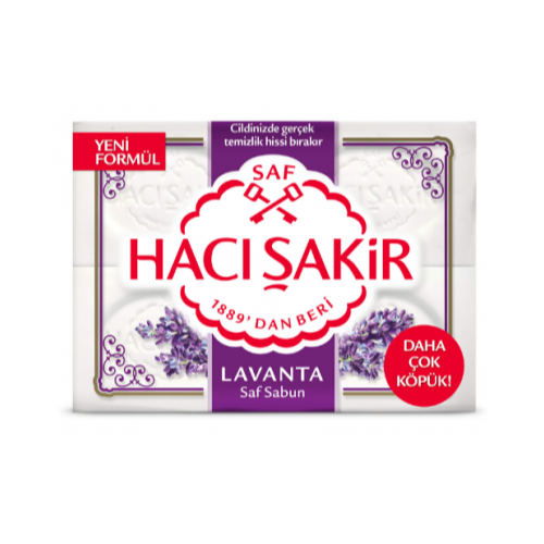 Hacı Şakir Bar Sabun Lavender 600 gr