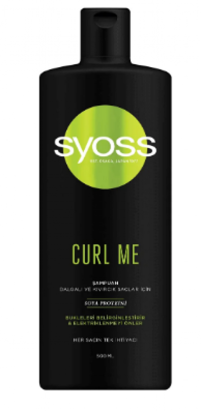 syoss Curl Me Shampoo for Wavy and Curly Hair  500 ml