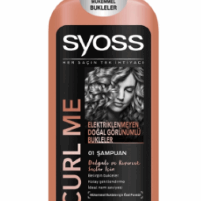 syoss Curl Me Shampoo for Wavy and Curly Hair  550 ml