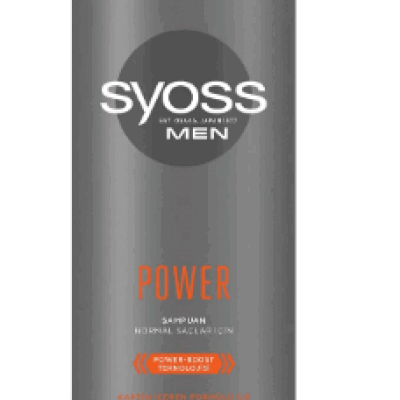 syoss Men Power Shampoo for Normal Hair  500 ml