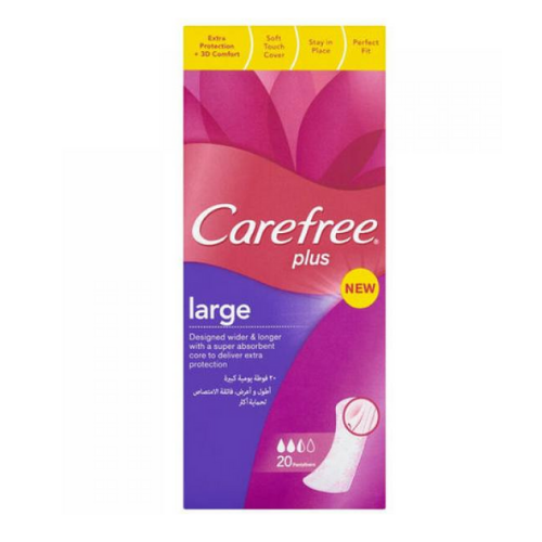 Carefree Plus Large Daily Pad  20 adet